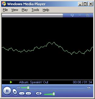 Frequency Content Music visualization in an mp3 music player t f The wave view
