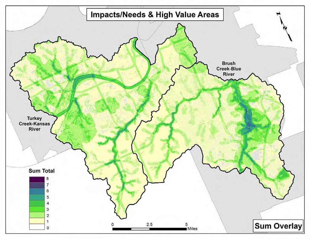 COMBINED HIGH VALUE AND IMPACT/NEED ECOLOGICAL ANALYSIS