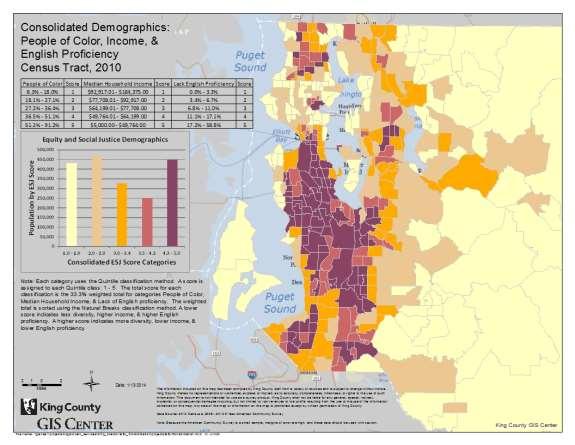 CONSOLIDATED DEMOGRAPHICS: PEOPLE OF COLOR, INCOME, & ENGLISH PROFICIENCY CENSUS TRACT, 2010 ESJConsolidation.
