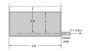 37 A pipeline with a 30 cm inside diameter is carrying liquid at a flow rate of 0.025 m3/s. A reducer is placed in the line, and the outlet diameter is 15 cm.