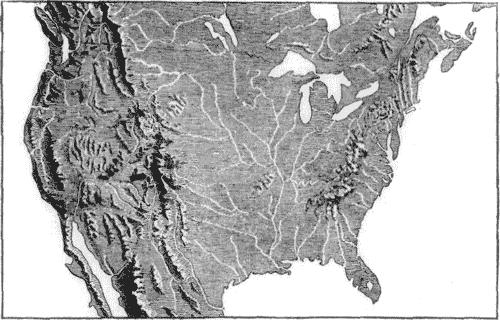 Physical Map A physical map focuses on the of the area and will often have shaded relief to