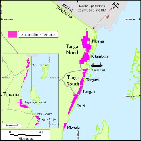 Appendix B Tanga South Tajiri Deposit MINERAL RESOURCE SUMMARY FOR TANGA SOUTH PROJECT Summary of Mineral Resources (1) THM assemblage