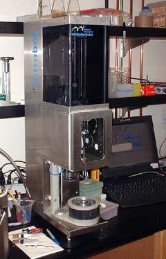 sample solution forceps Liquid N 2 holey