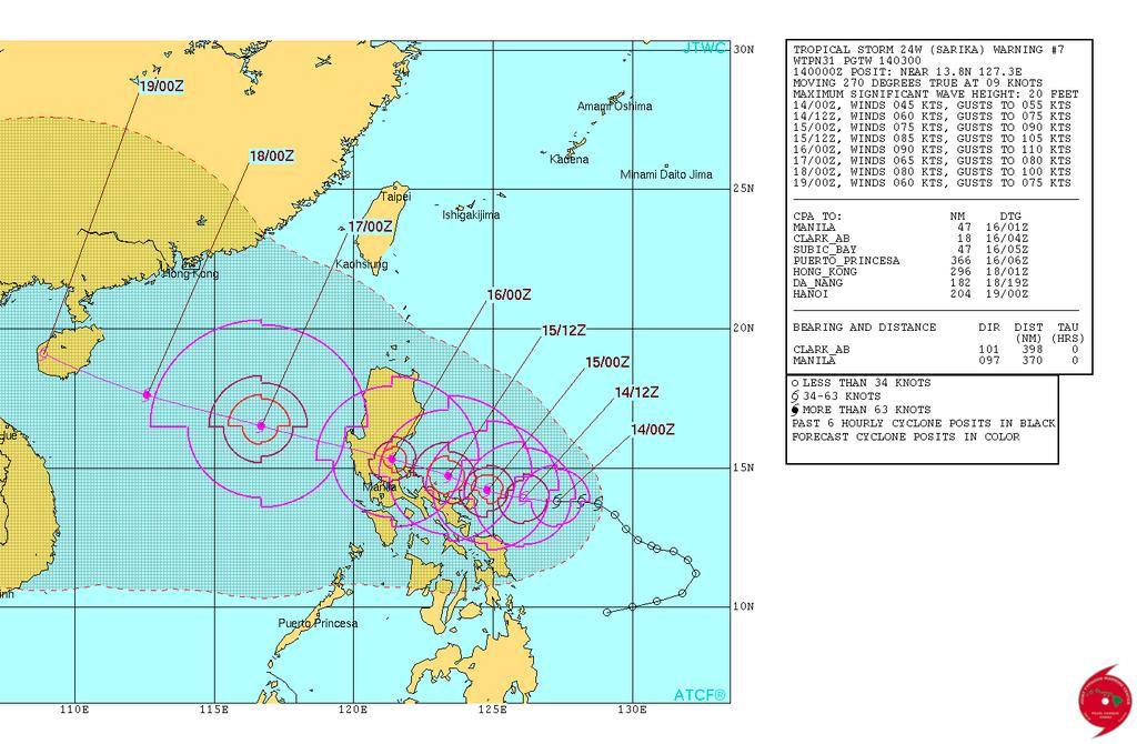 by 2pm Oct 15 as it moves towards Aurora Province. http://www.usno.navy.mil/nooc/nmfc-ph/rss/jtwc/warnings/wp2416.