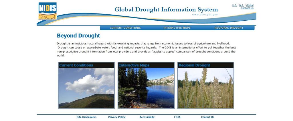 Drought is a natural hazard around the world.