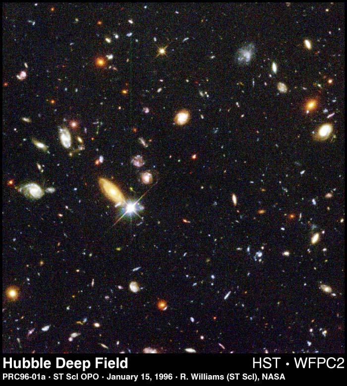 In 1929 Edwin Hubble found that galaxies are flying away from us in every direction.