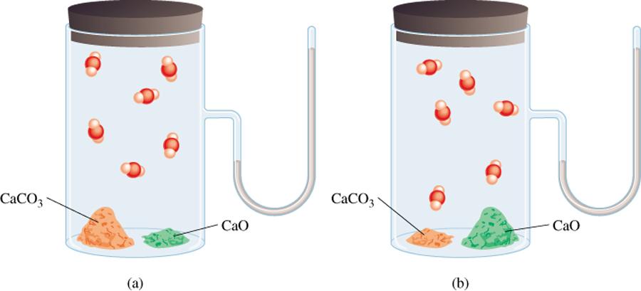 CaCO 3 (s) CaO (s) + CO 2 (g) P CO2 = K p P