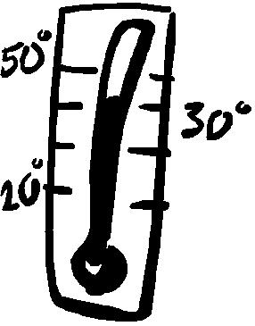 Look at the classroom thermometer: What is the temperature in Fahrenheit inside