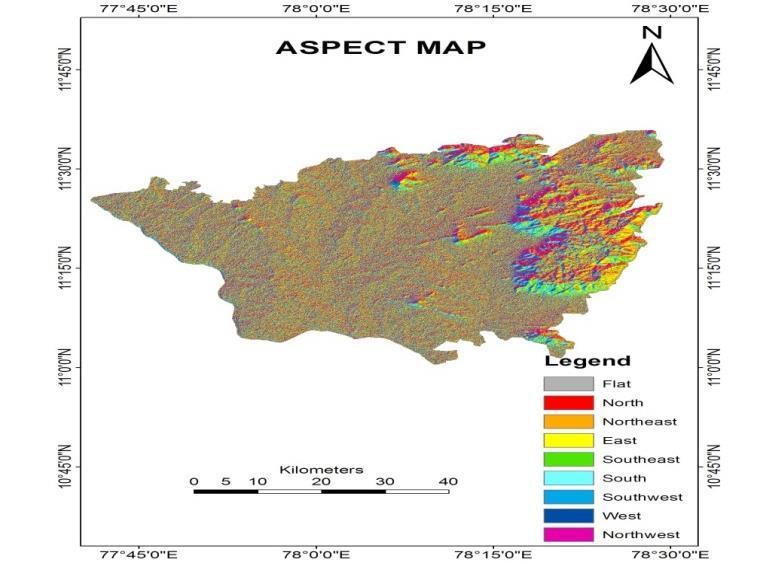 3: LULC ASTER GDEM of 20m resolution is obtained for the whole study area and were extracted exactly for the region of study using the boundary shape file in ArcGIS.