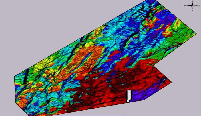 generate varieties of seismic attributes from which insights on the studied shale formation can be developed.