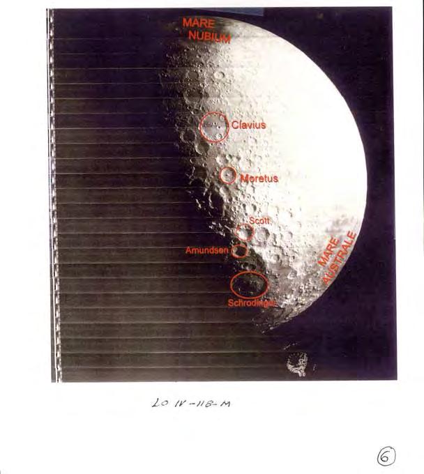 Lunar Orbiter 4 View of South