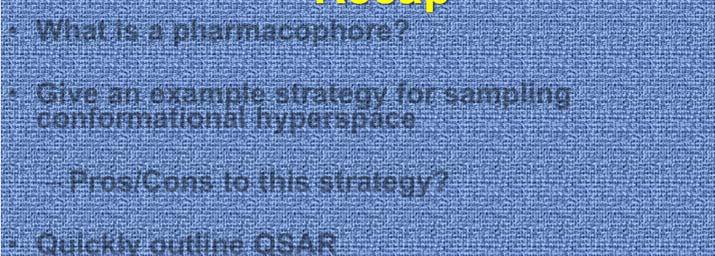 Give an example strategy for sampling conformational hyperspace Pros/Cons to this