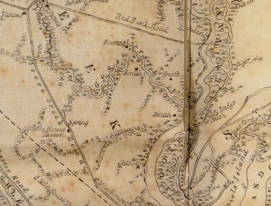 Crisp s 1711 map of the Carolinas. Figure 8.