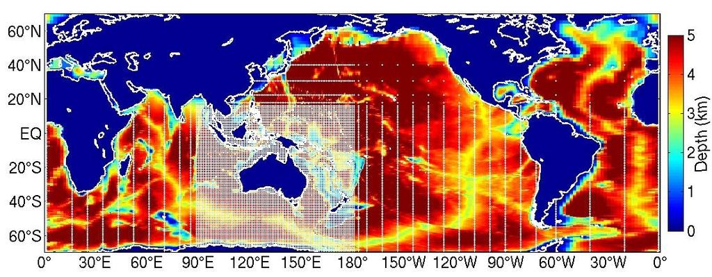 Ocean Forecasting Australia Model: OFAM1&2 Global configuration of MOM4 Eddy-resolving around Australia 5-10 m vertical resolution to