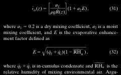 I. Parameterization of the Updraft Mixing Rate, ˆ ε o φ, ˆ