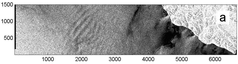 Another slick observation in SAR APP image Subset of ENVISAT ASAR AP image on 23