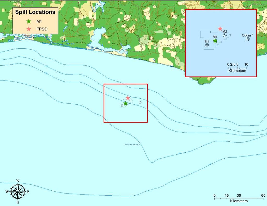 2. Location and Model Setup 2.1. Study Location The study area is located in the Jubilee Field in the Deep Water Tano and West Cape Three Points Blocks approximately 60 km south of Ghana, West Africa.