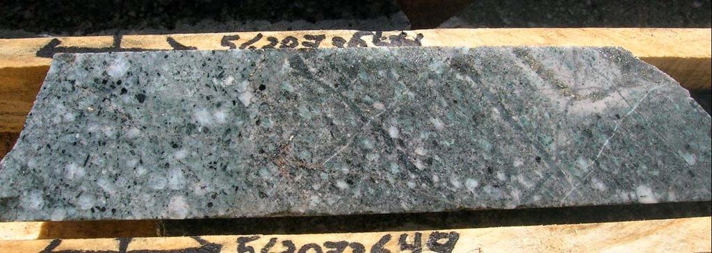 Intermineral Diorite porphyry Early