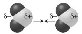10.2 Intermolecular Forces molecules. : the attractive forces felt between polar A polar molecule has a positive and negative end, so it is considered a dipole.