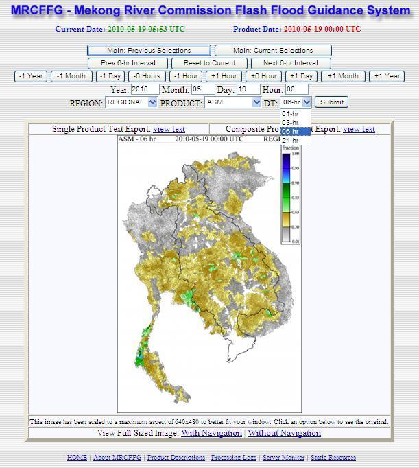 Average Soil Moisture (ASM) Soil water saturation fraction for the upper zone of the Sacramento