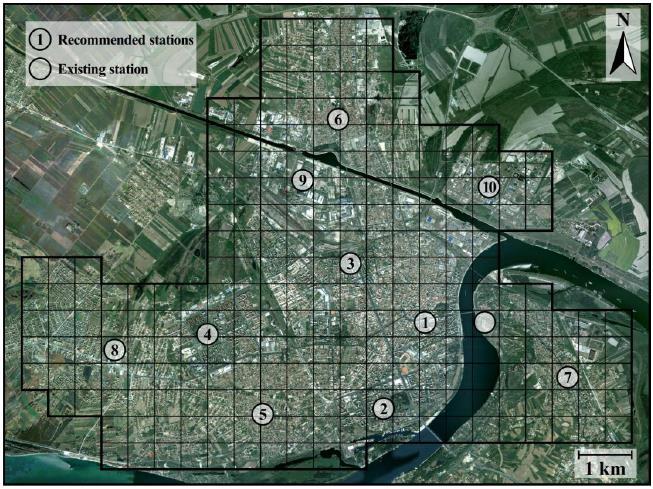 strategic configuration for an urban climate network. Results Seven LCZs identified in Novi Sad urban area.