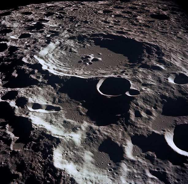 A crater is a bowl shape in the surface of a planet or moon that was caused by something smashing into it.
