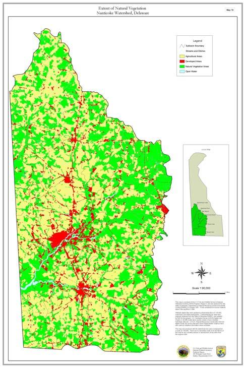 Habitat Extent Index: Natural Cover Index Area of