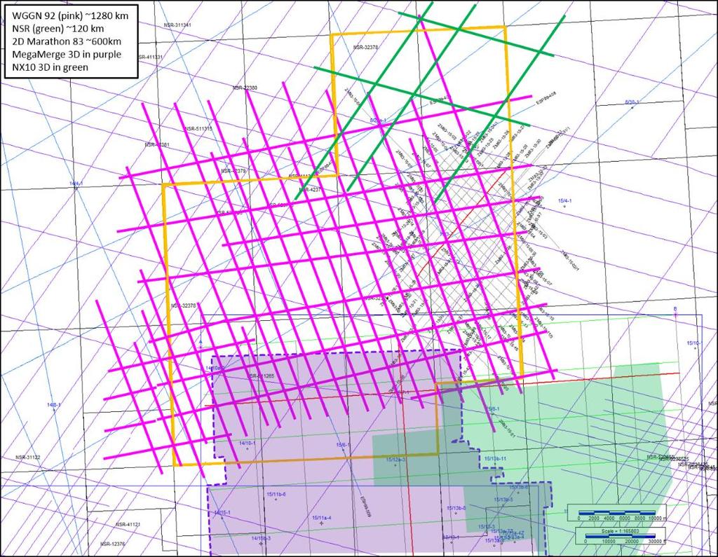 3. Work Program Summary Firm commitment The Licensee shall : (a) Obtain 2000km of 2D seismic data (now completed), and (b) Reprocess 400km of 2D seismic data.