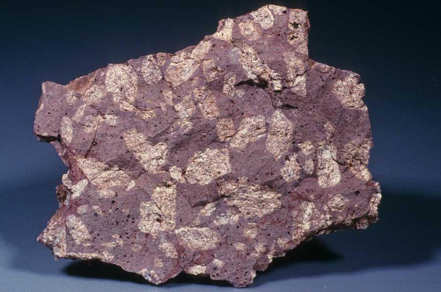 Porphyritic rock is partially coarse and partially fine.