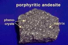 porphyritic aphanitic