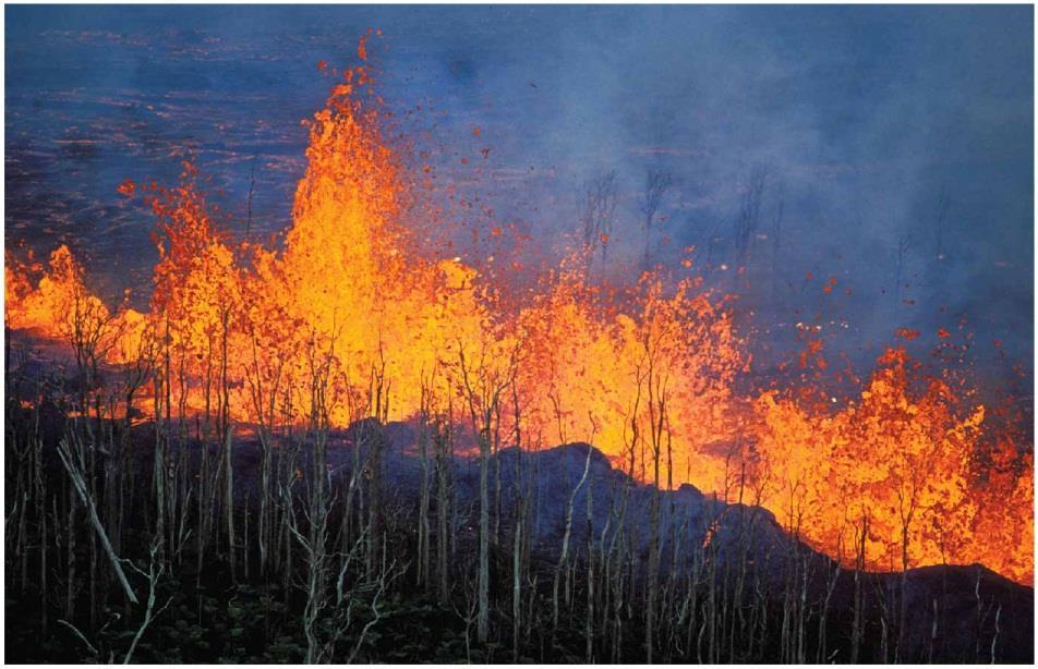 Shield Volcanoes Kilauea is most active and studied volcano 50 eruptions since 1823 Most