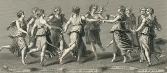 E. The Muses 9 daughters of Zeus and