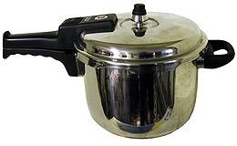 Pressure Cooker This is the principle behind the operation of a pressure cooker The cooker is sealed so that steam pressure builds up