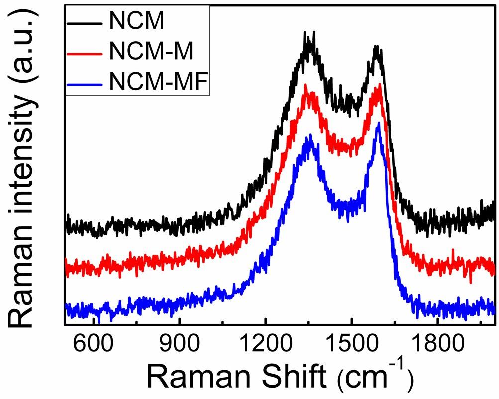 Fig. S8 Raman spectrum of carbonization