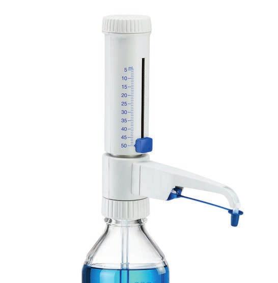 Thus the pipette is especially designed for precise pipetting of liquids with high vapor pressure or viscosity.