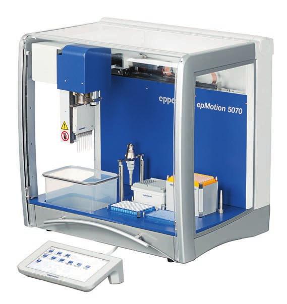 Features > > 4 SBS/SLAS worktable and 3 virtual positions > > Maximum pipetting accuracy from 200 nl to 1,000 μl > > Automatic exchange of two dispensing tools > > Use of 1-channel and 8-channel