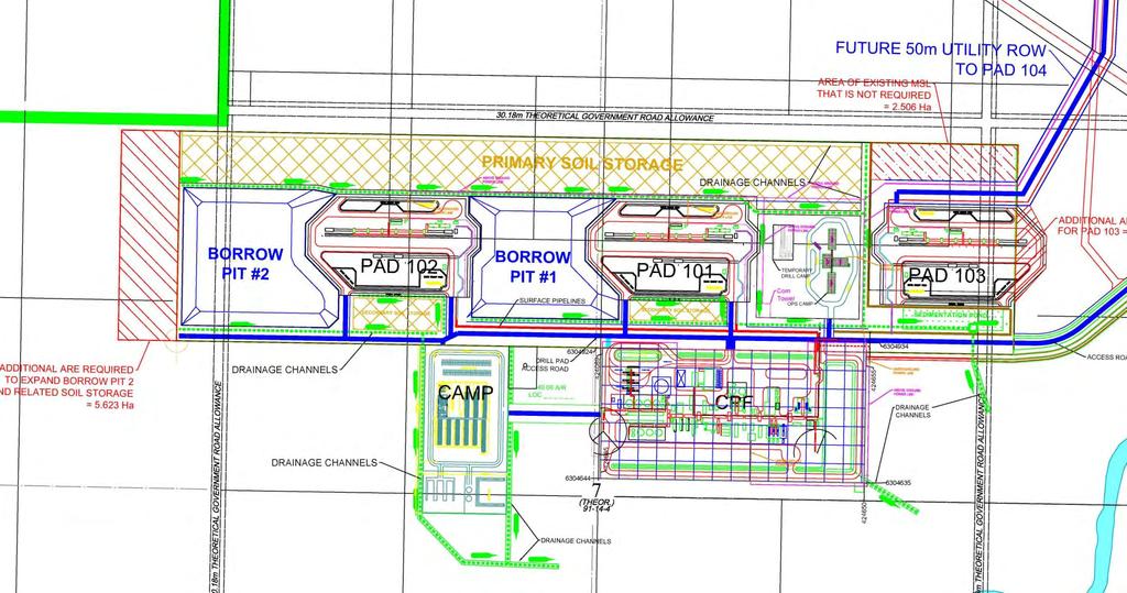 Facility Plot Plan - Amendments Borrow Pit Expansion Borrow Pit
