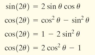 Section 8.5 Double-angle and Half-angle Formulas DERIVING THE DOUBLE-ANGLE FORMULAS Let's recall the Sum Formula for sine: sin Now let's use this formula to find out what sin() is.