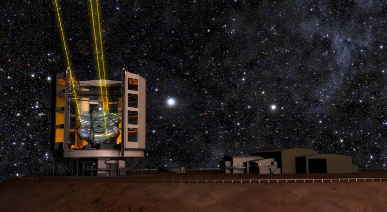 9/13 Giant Magellan Telescope Adaptive optics can compensate very well for atmospheric effects Laser used as reference to subtract them So ground-based telescopes will do more than