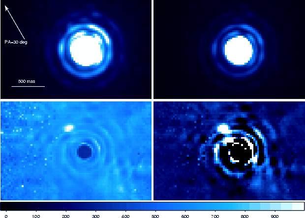 Possible Direct Images of the Pic Planet Standard Star HR