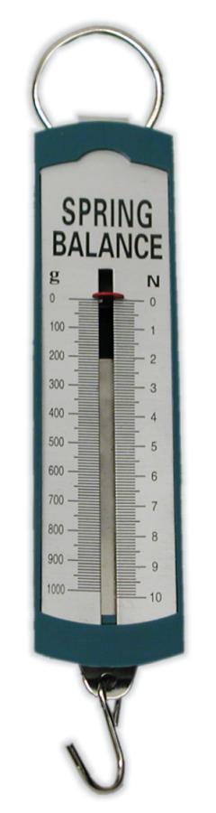 How to measure weight of an object? Use a spring balance! Scales measure the force of attraction between the object and the Earth.