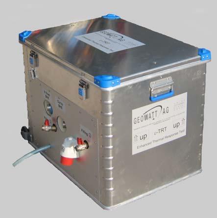 - 6-3 etrt EXAMPLE Figure 4 shows the etrt measuring device, which was developed by Geowatt AG in 2007. The device is compactly built (0.83 x 0.64 x 0.61 m, 63 kg) and can be transported easily.