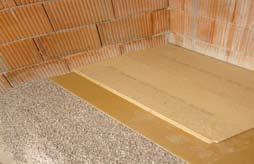 Ceiling Floor tiles Gypsum fibre board Soft wood fibre THERMOFLOC Insulation Pellets Concrete ceiling Ceiling plaster