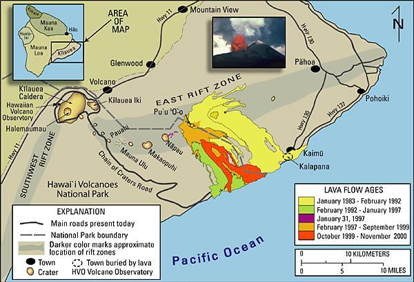 Shield Formation Kilauea Kīlauea Volcano rises 1240 m