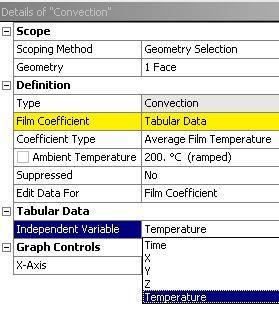 In the Coefficient Type field, specify how temperature