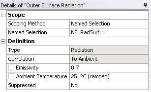 Thermal Boundary Conditions Radiation: Applied to surfaces (edges in 2D analyses) q R Where: σ =