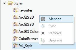 Right-click to manage your new style, and select New Item/Color Scheme from the new Project panel.