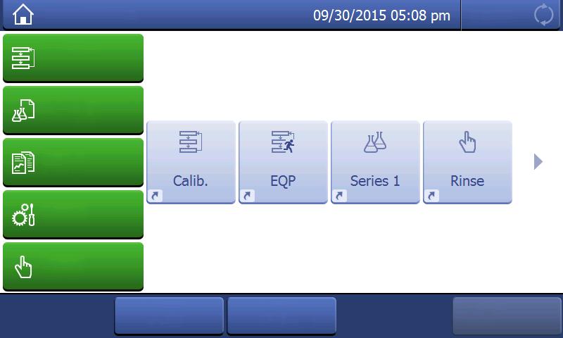 3.1.3 Terminal Nr. Name Function 1 Info button Accesses the interactive online help for the content of the current dialog. 2 Touch screen Displays information and can be used to enter information.