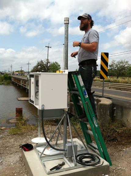 Stations for the Bayou Corne Sinkhole Monitor horizontal and vertical positions