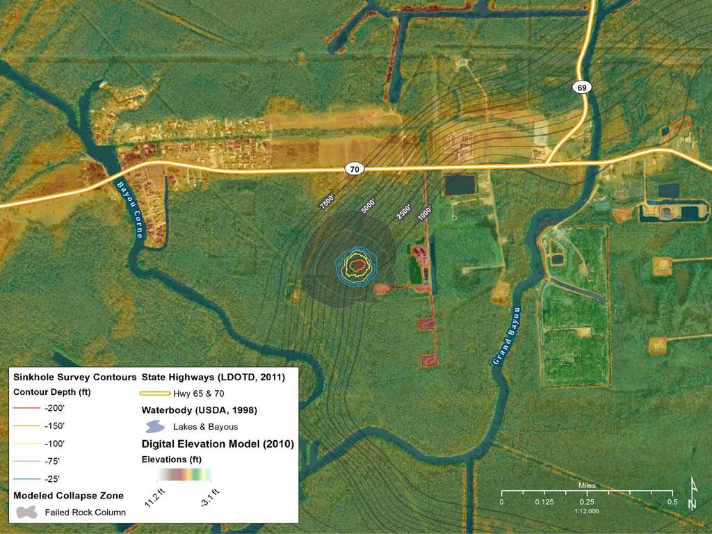 Bayou Corne Sinkhole Data from LADNR